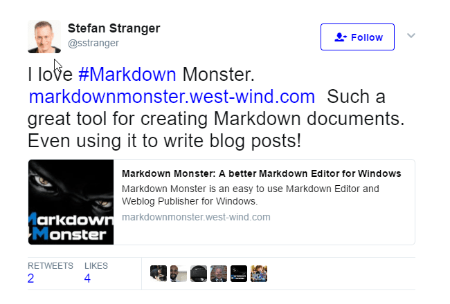 Markdown monster review